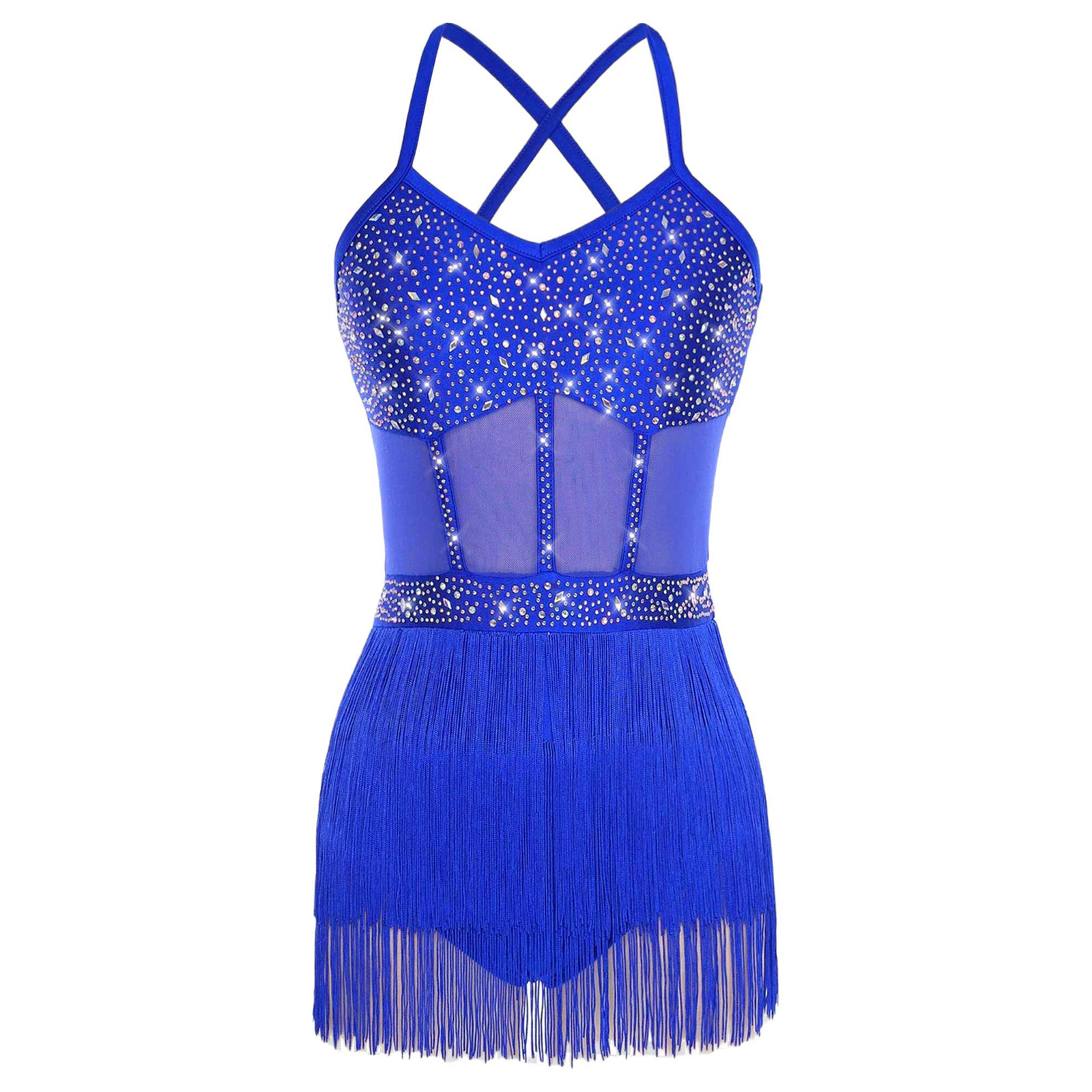 Womens Rhinestone Latin Tango  - Rhinestone Banding Trim incelemesi ve fiyatı