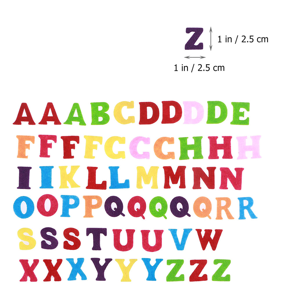 50Pcs Felt Alphabet Letters So - Embellishment Glue Craft incelemesi ve fiyatı