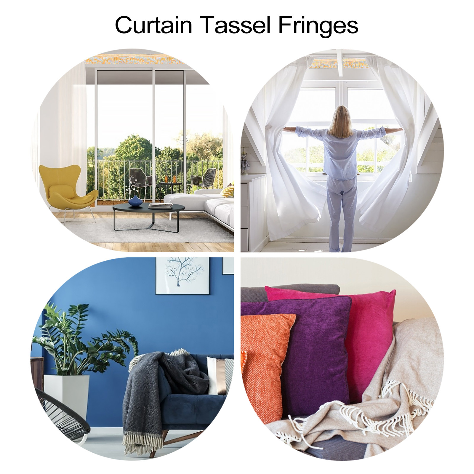 Curtain Bullion Fringe Trim Po - Tassel Fringe Trim incelemesi ve fiyatı