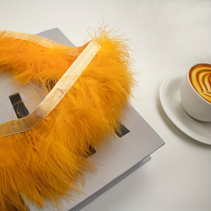 Fluffy Turkey Feathers Trim Fr - Feather Trim Marabou incelemesi ve fiyatı
