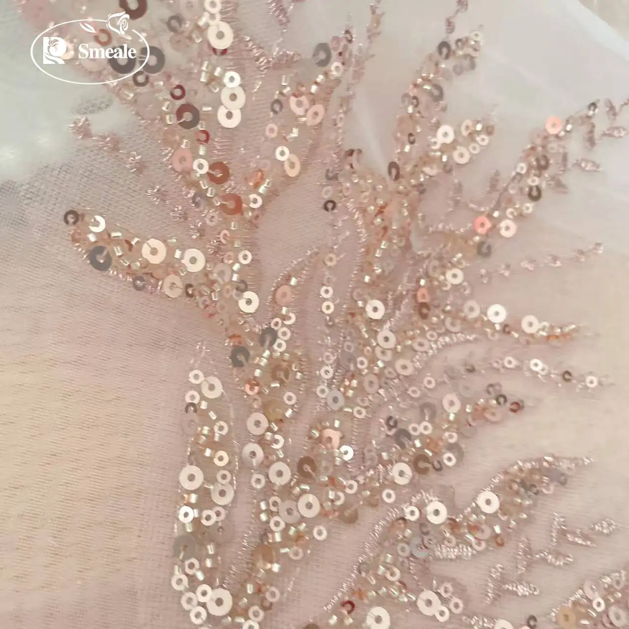 5Pair-2Pair.Rose Gold Sequin T - Applique Patch Flower incelemesi ve fiyatı