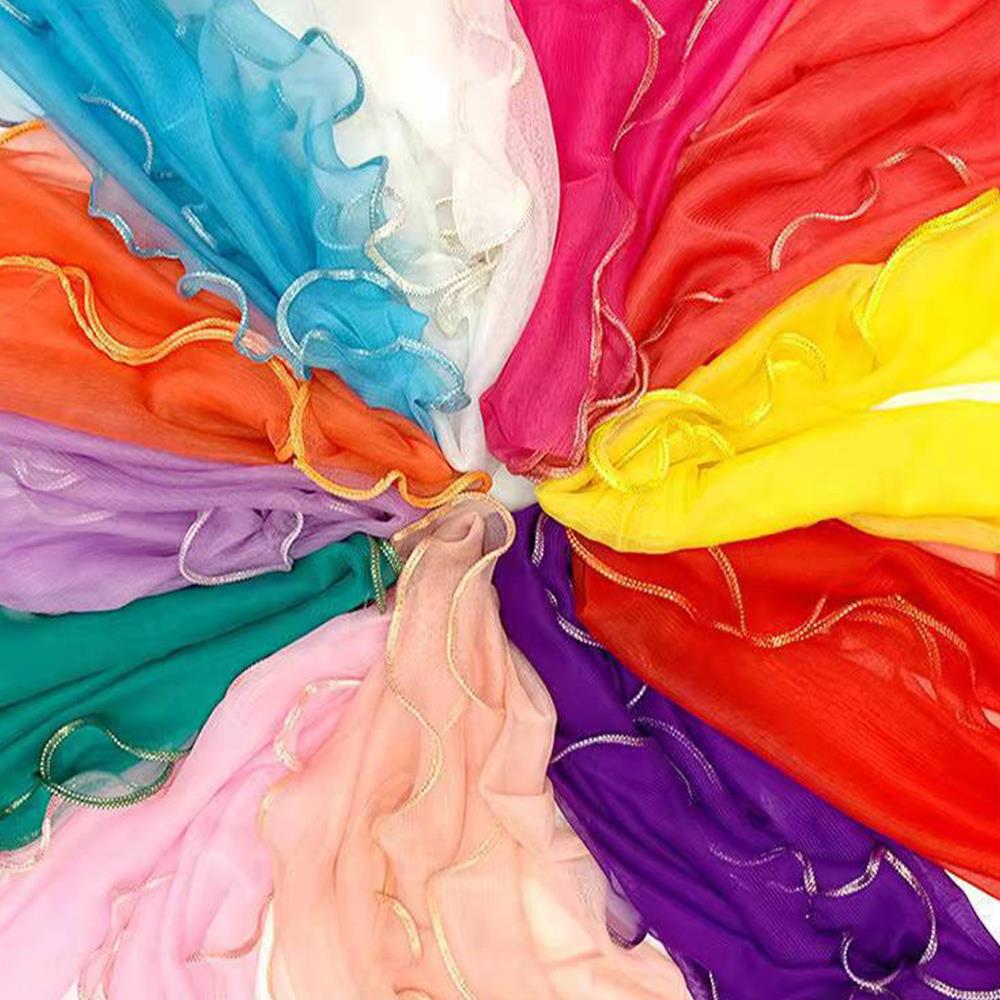 Lightweight Hijab Silk Shawl W - Tassel Fringe Trim incelemesi ve fiyatı