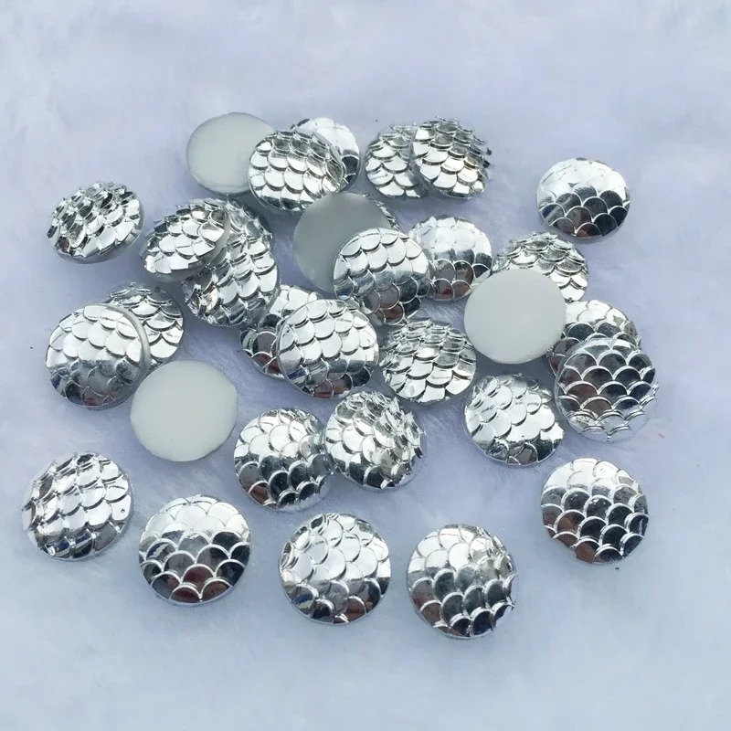 80pcs 12mm Mermaid Fish Scale  - Embellishment Glue Craft incelemesi ve fiyatı