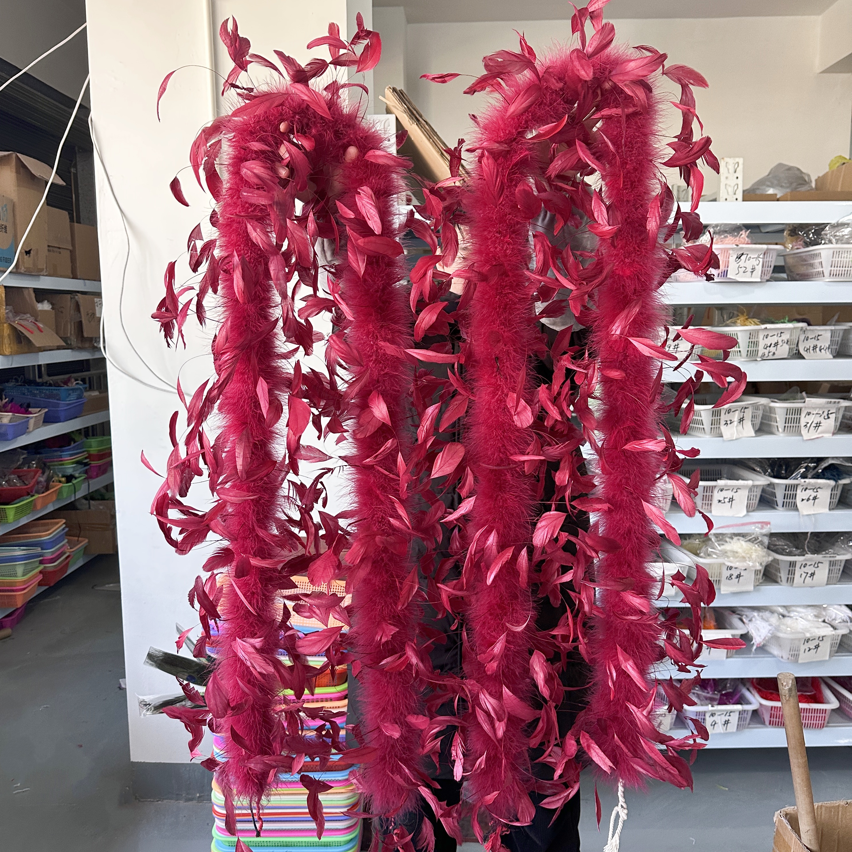 2Meter Burgundy Turkey Marabou - Feather Trim Marabou incelemesi ve fiyatı