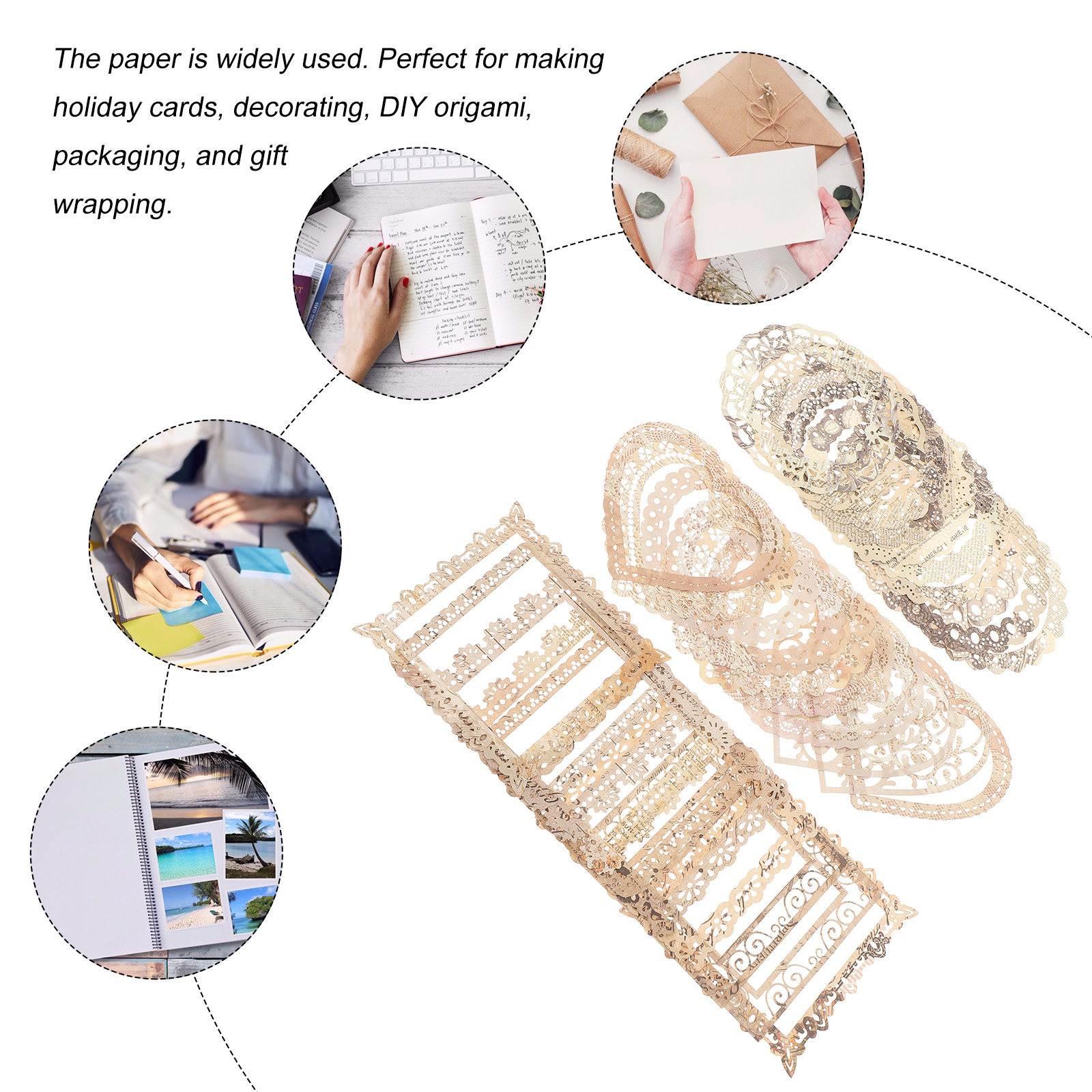 30 Pcs Retro Journaling Suppli - Embellishments For Scrapbooking incelemesi ve fiyatı