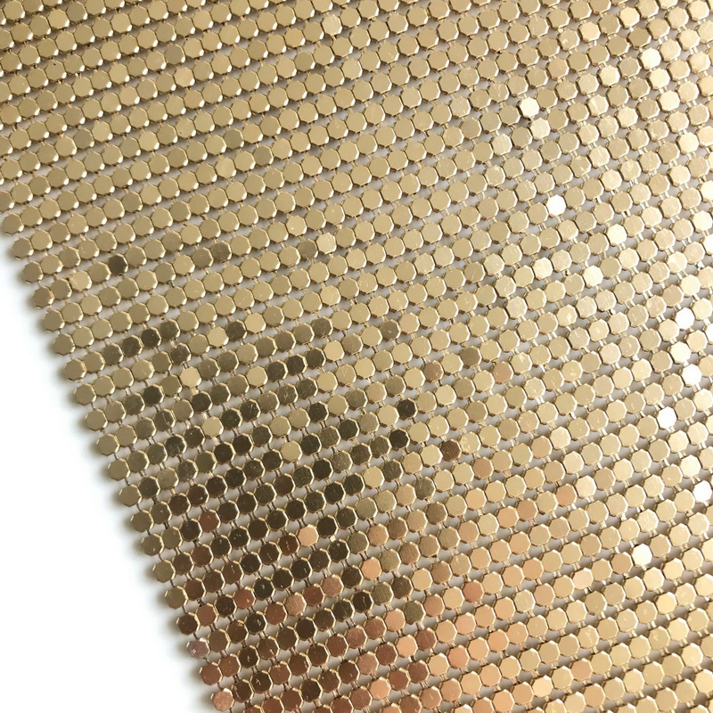 Gold Aluminum Metal Sequin Fab - Crystal Mesh Fabric incelemesi ve fiyatı