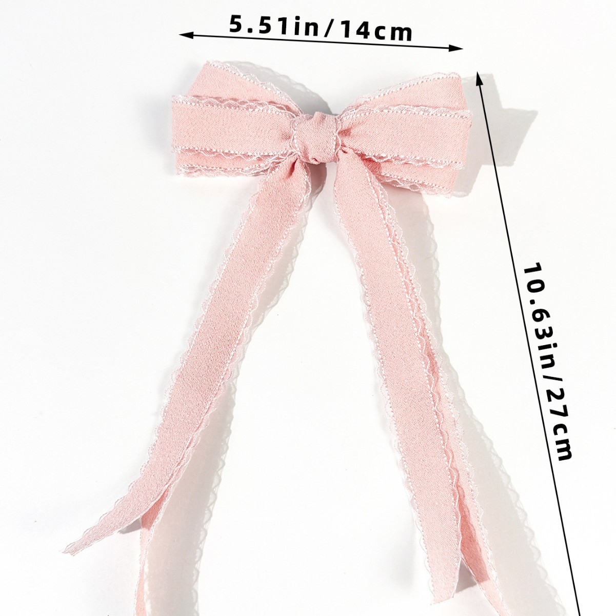Bulk 20pc Long Tassel Hair Cli - Lace Ribbon Trim incelemesi ve fiyatı