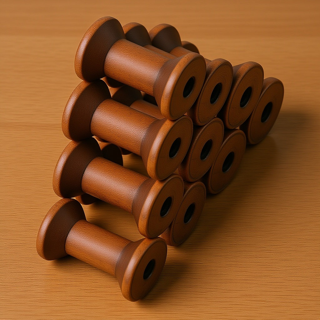 10Pcs Vintage Wooden Spools Na - Organza Ribbon Spool incelemesi ve fiyatı