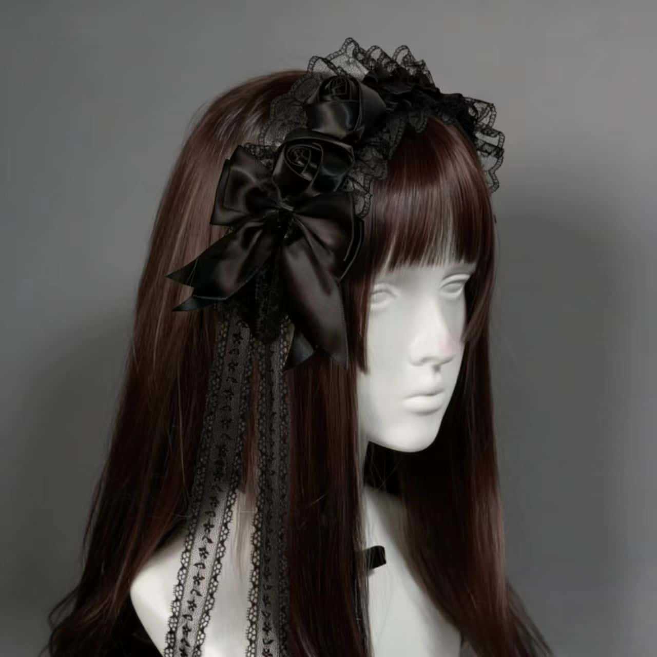 Gothic Lolita Lace Headbands f - Tassel Fringe Trim incelemesi ve fiyatı