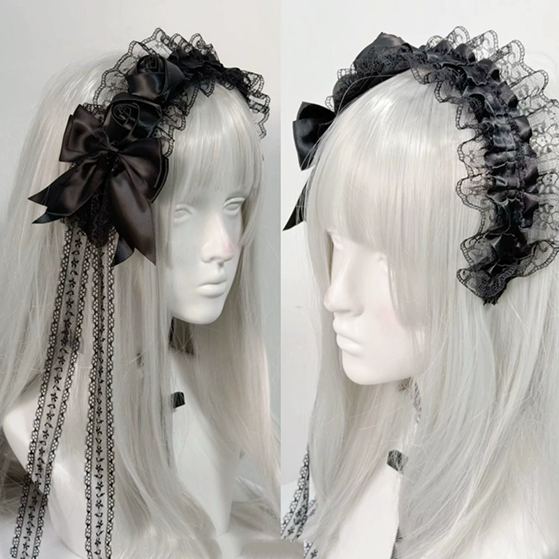 Gothic Lolita Lace Headbands f - Tassel Fringe Trim incelemesi ve fiyatı