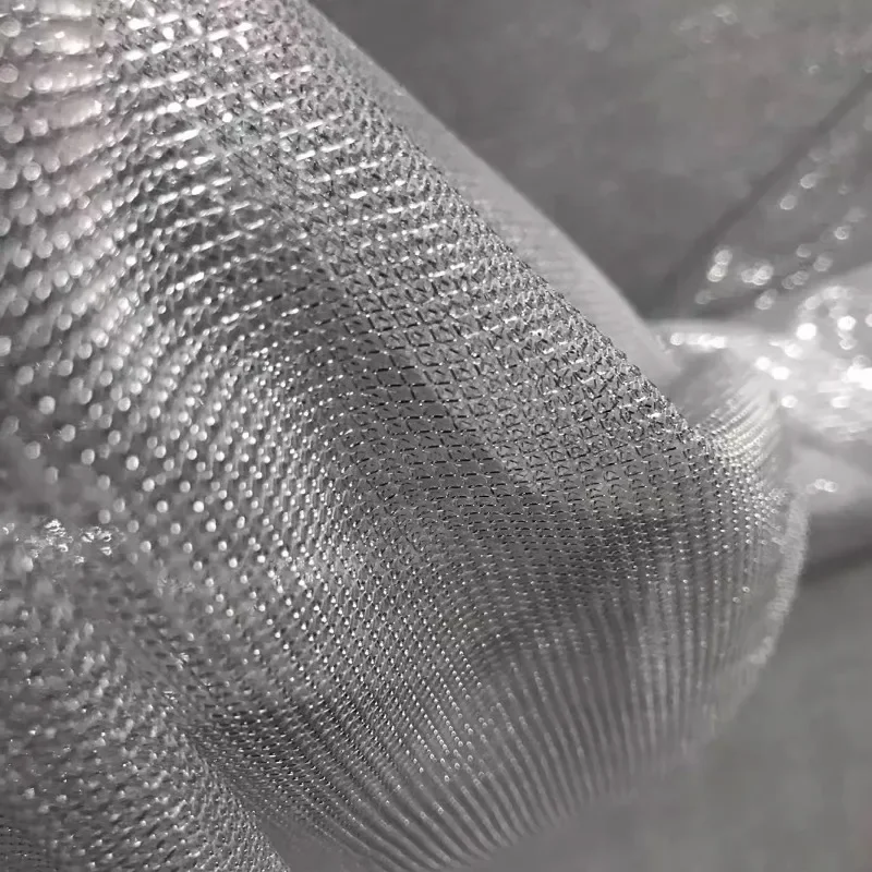 Mesh Elastic Fabric Shiny Ligh - Crystal Mesh Fabric incelemesi ve fiyatı