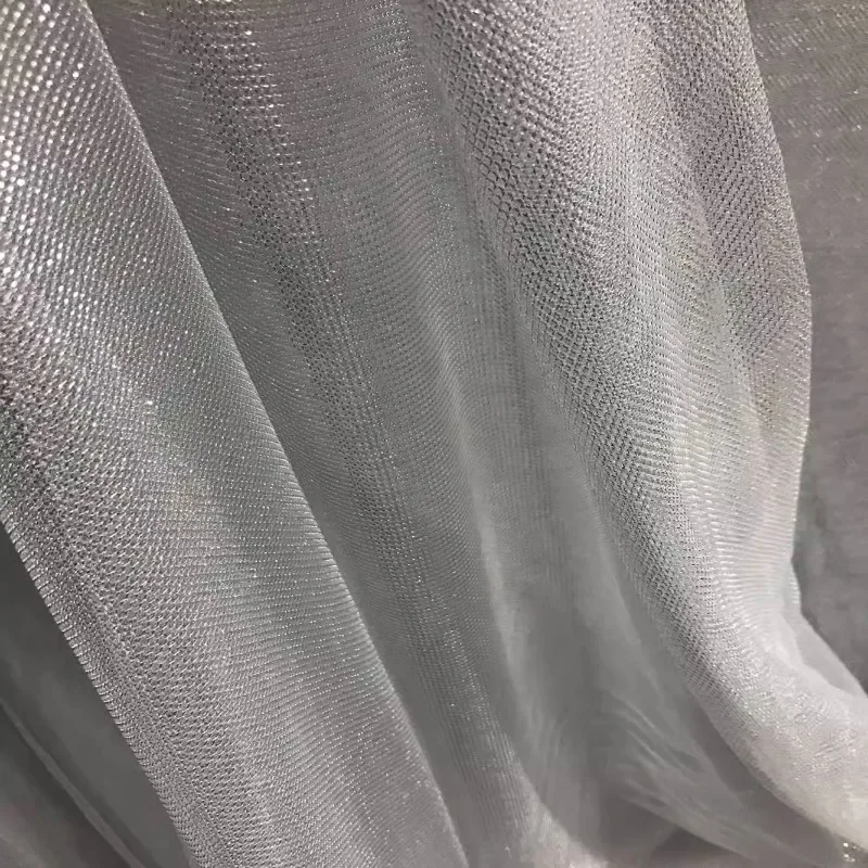 Mesh Elastic Fabric Shiny Ligh - Crystal Mesh Fabric incelemesi ve fiyatı