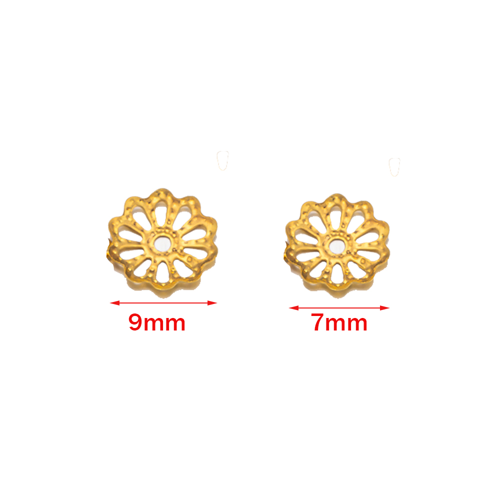 200pcs 7/9mm Filigree Flower H - Embellishment Crafts incelemesi ve fiyatı