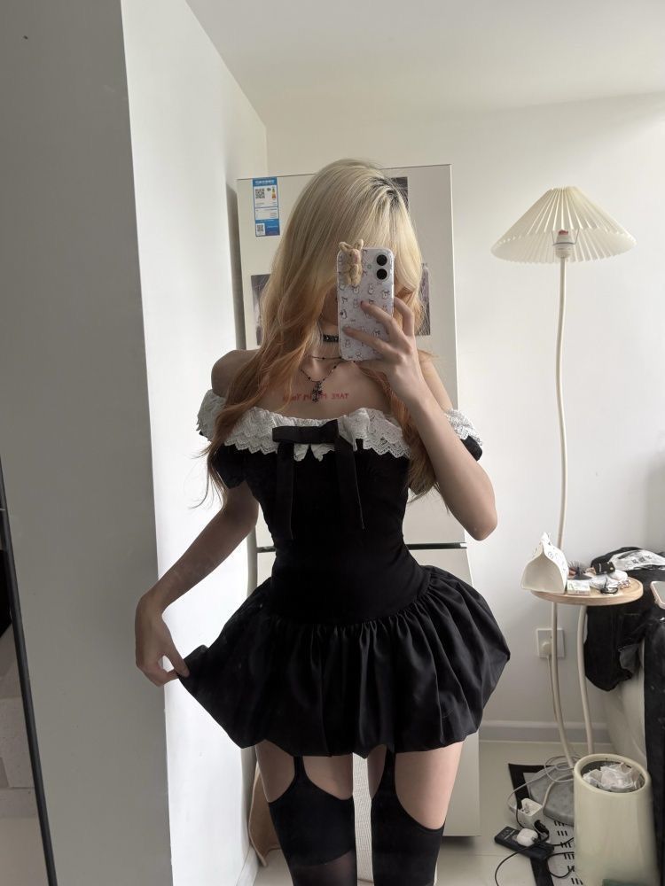 Coquette Korean Sexy Off Shoul - Elastic Lace Trim incelemesi ve fiyatı