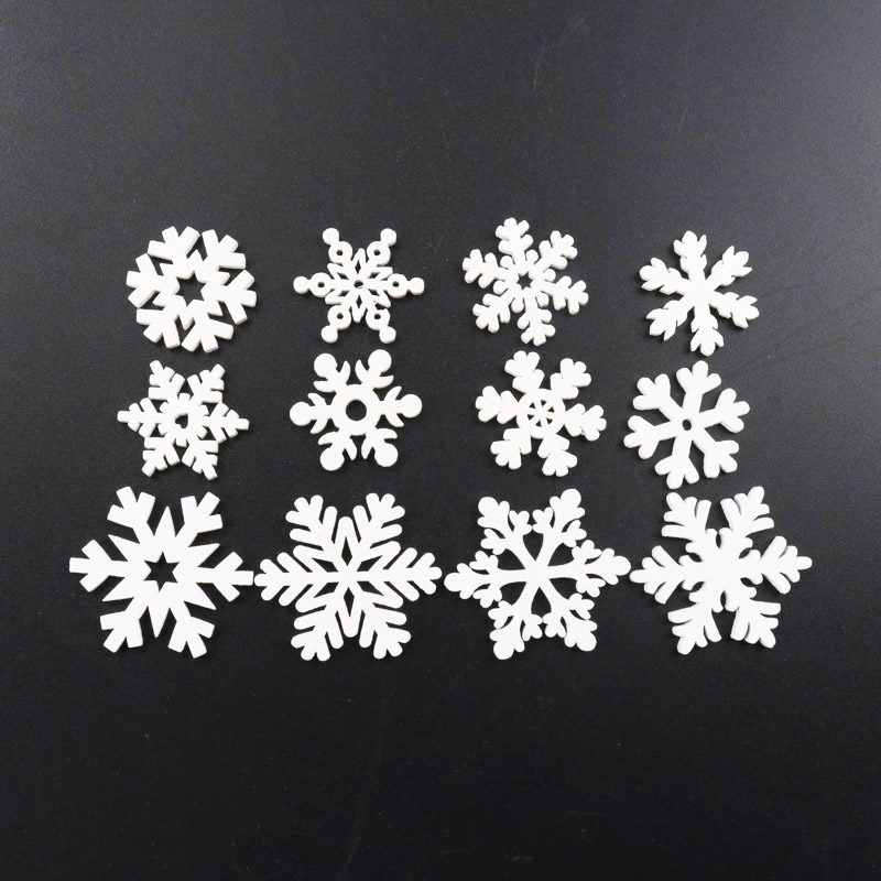 20Pcs Wooden Christmas Snowfla - Embellishments For Scrapbooking incelemesi ve fiyatı