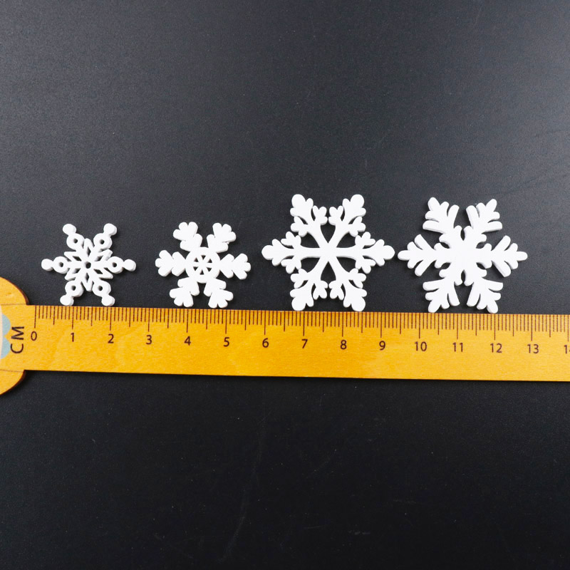 20Pcs Wooden Christmas Snowfla - Embellishments For Scrapbooking incelemesi ve fiyatı