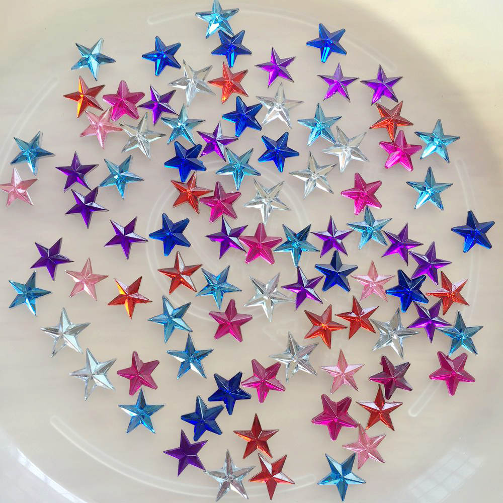 400pcs 10mm Crystal Star Shape - Hotfix Rhinestone Sheet incelemesi ve fiyatı
