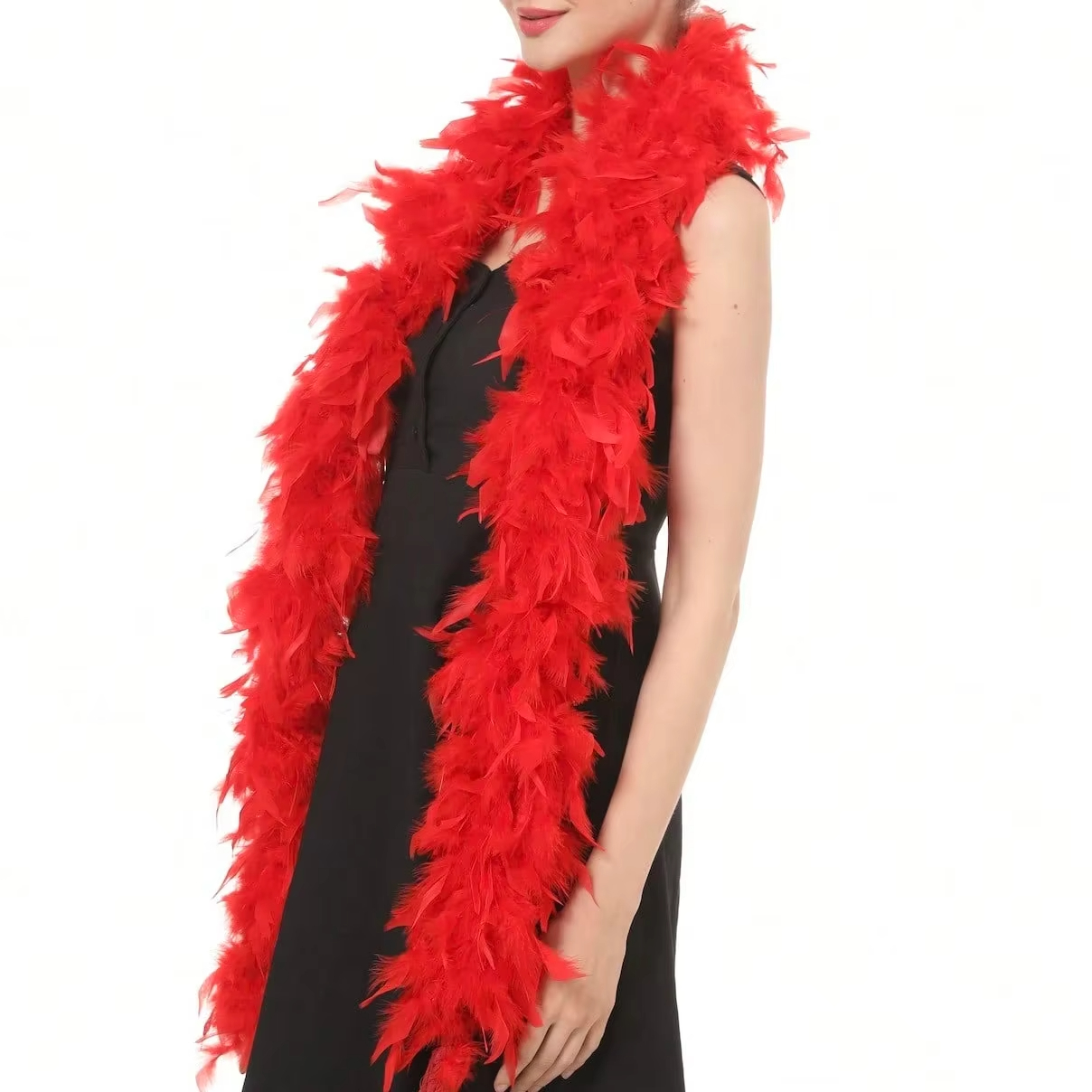 Red Marabou Feather Boa Trim F - Feather Trim Marabou incelemesi ve fiyatı