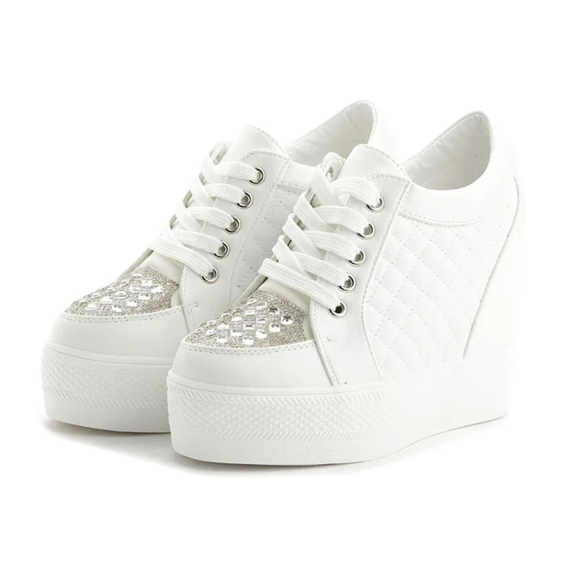 Fashion Sneakers Women Platfor - Crystal Mesh Fabric incelemesi ve fiyatı