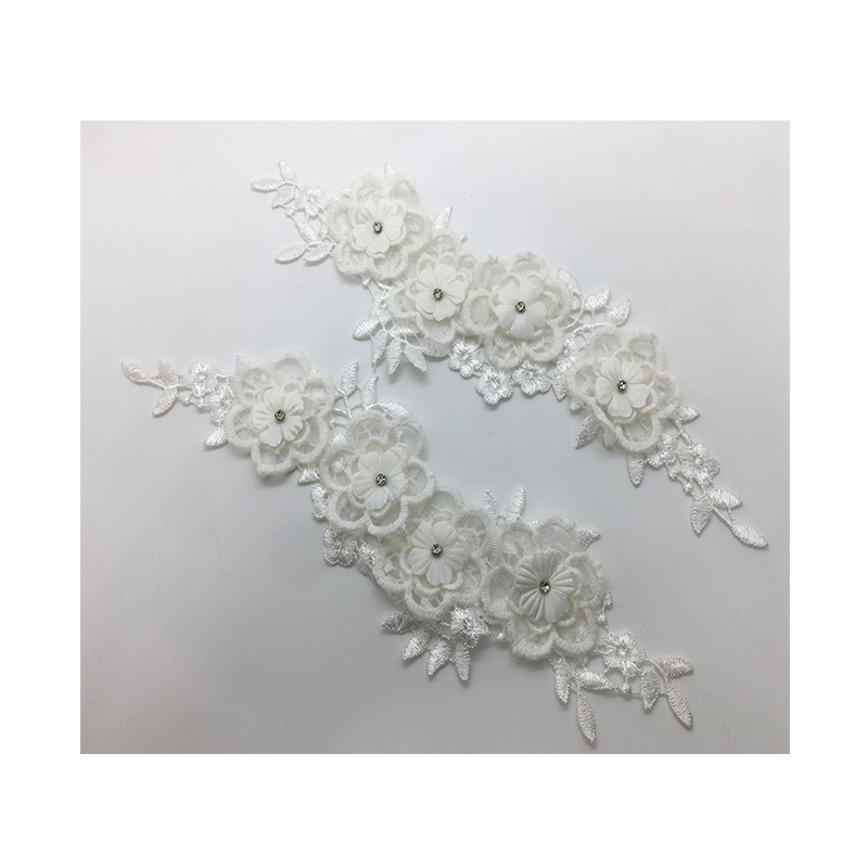 2Pairs/lot  Mesh Fashionable C - Applique Patch Flower incelemesi ve fiyatı