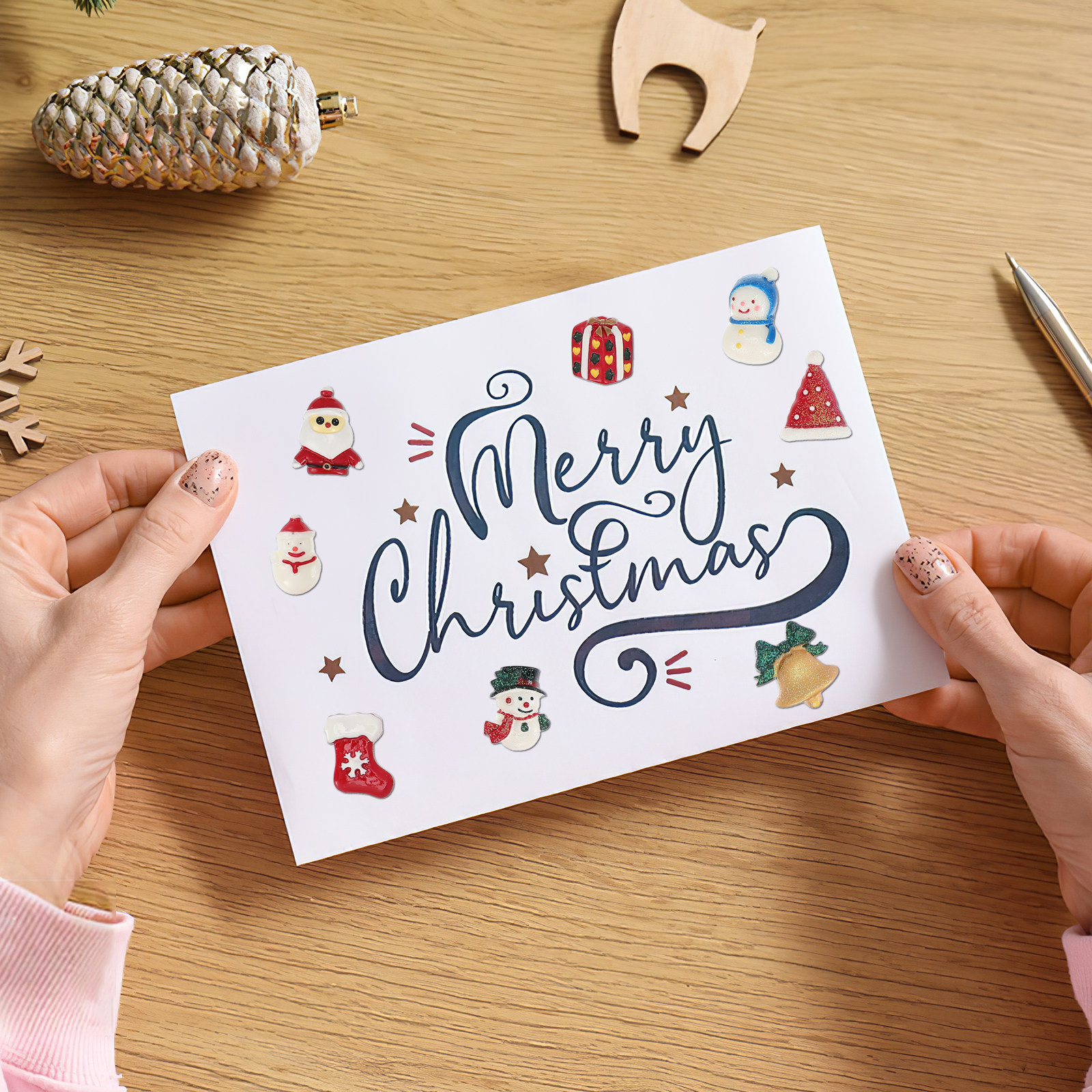 50 PCS Embellishment Christmas - Craft Embellishment incelemesi ve fiyatı