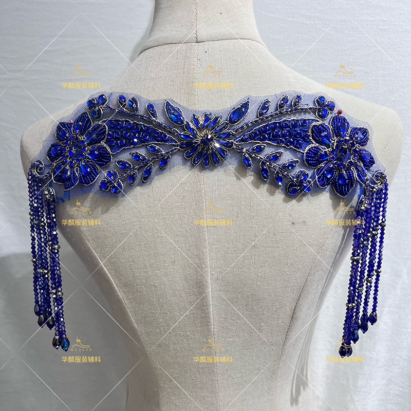 Hand Beaded Fringe Trim with P - Beaded Trim Fringe incelemesi ve fiyatı