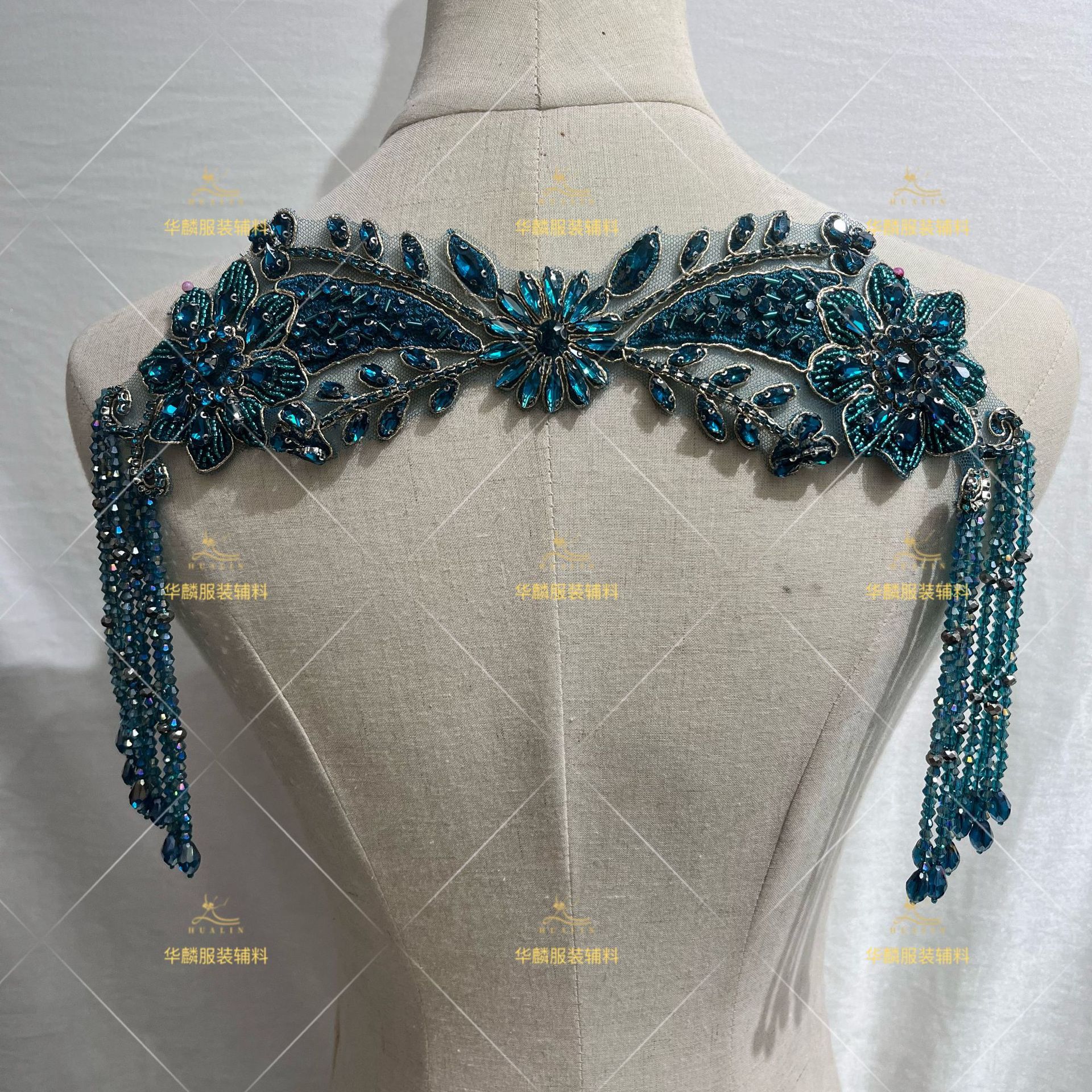 Hand Beaded Fringe Trim with P - Beaded Trim Fringe incelemesi ve fiyatı