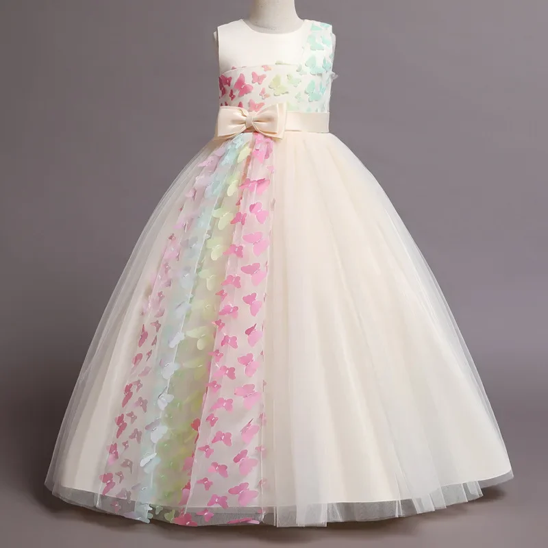 Fashion Bow Flower Girl Dresse - Lace Ribbon Trim incelemesi ve fiyatı