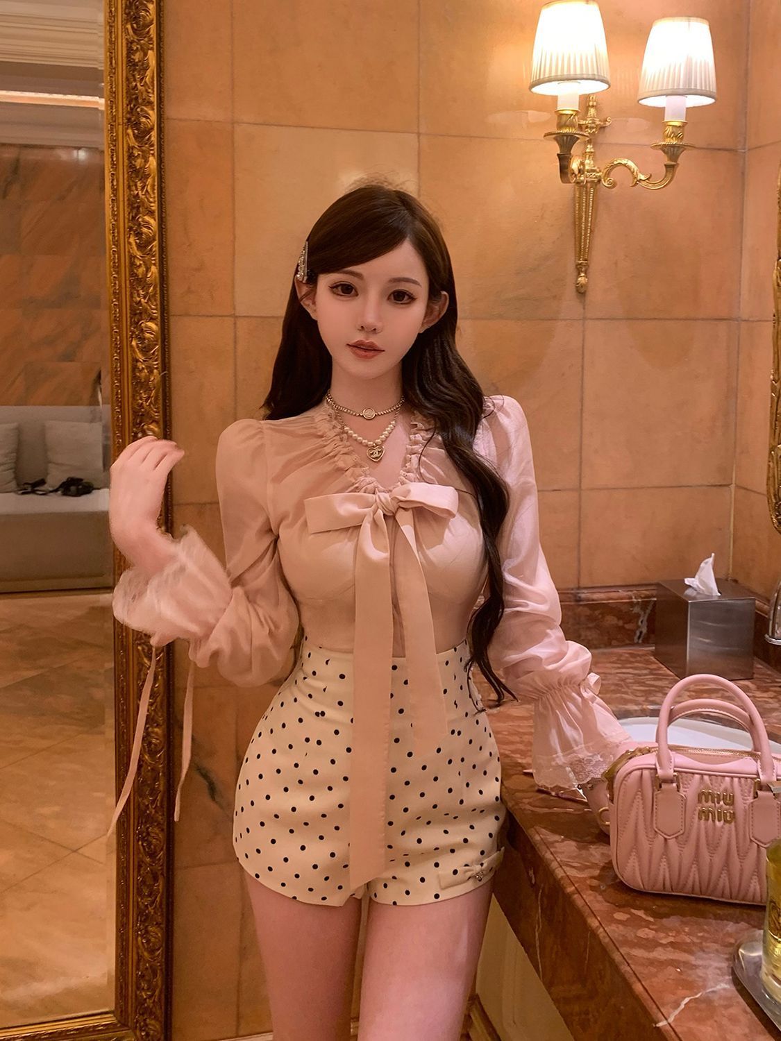 Coquette Sweet Korean Elegant  - Elastic Lace Trim incelemesi ve fiyatı