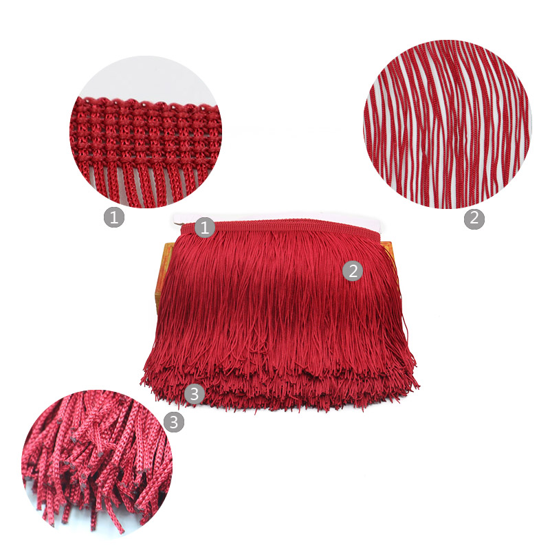 9/15/20/30cm Long Tassel Fring - Fringe Ribbon Sewing incelemesi ve fiyatı