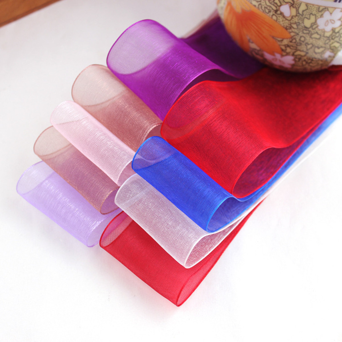 50 Yards 10/20/25mm Width Spoo - Organza Ribbon Spool incelemesi ve fiyatı