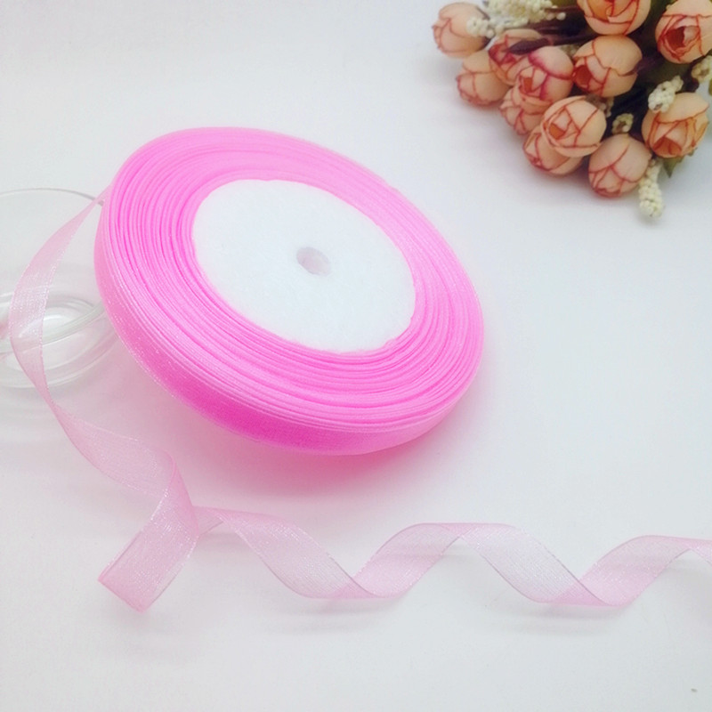 50 Yards 10/20/25mm Width Spoo - Organza Ribbon Spool incelemesi ve fiyatı