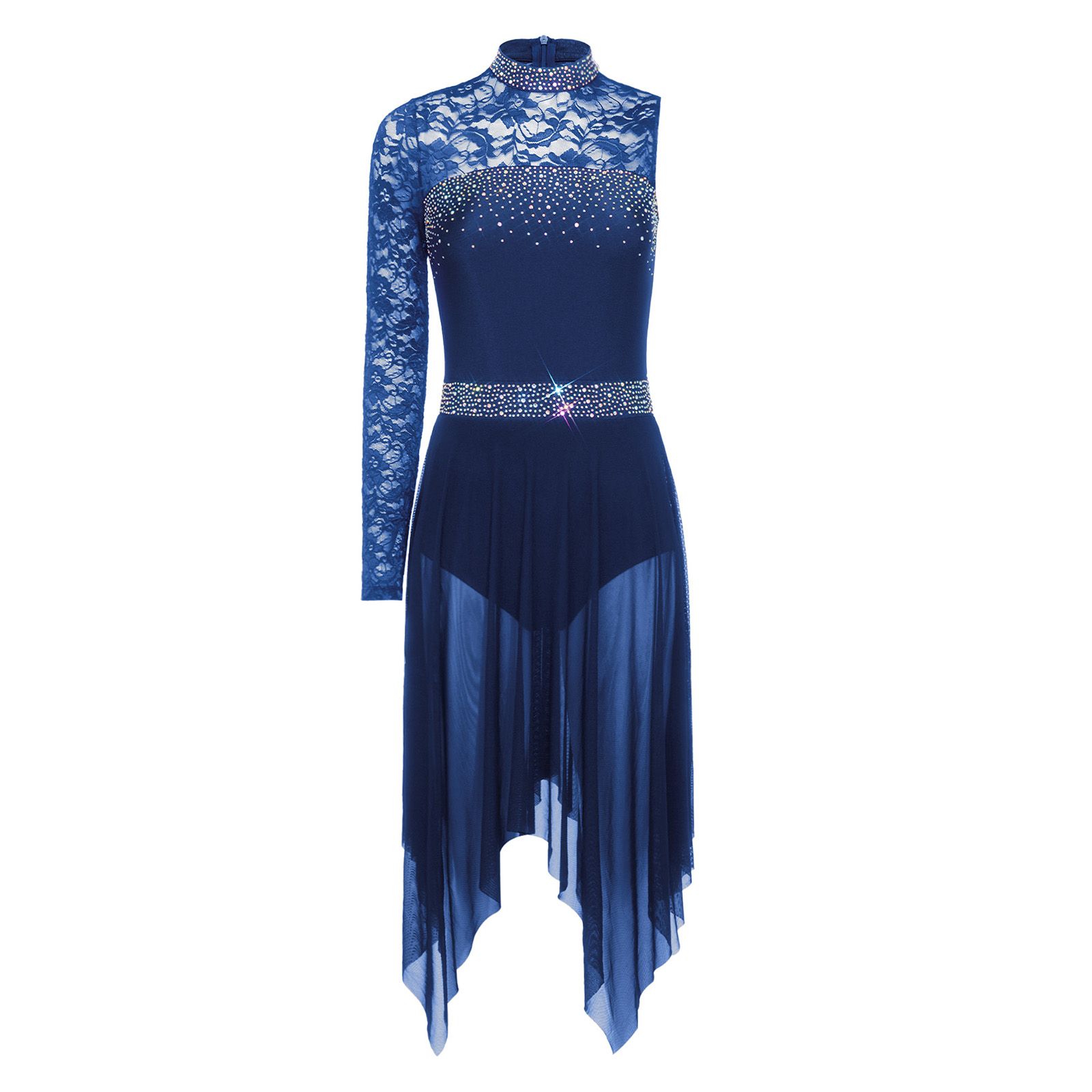 Women Lyrical Figure Skating D - Rhinestone Banding Trim incelemesi ve fiyatı