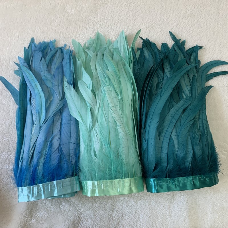 25-30cm/10-12inch Rooster Tail - Feather Trim Marabou incelemesi ve fiyatı
