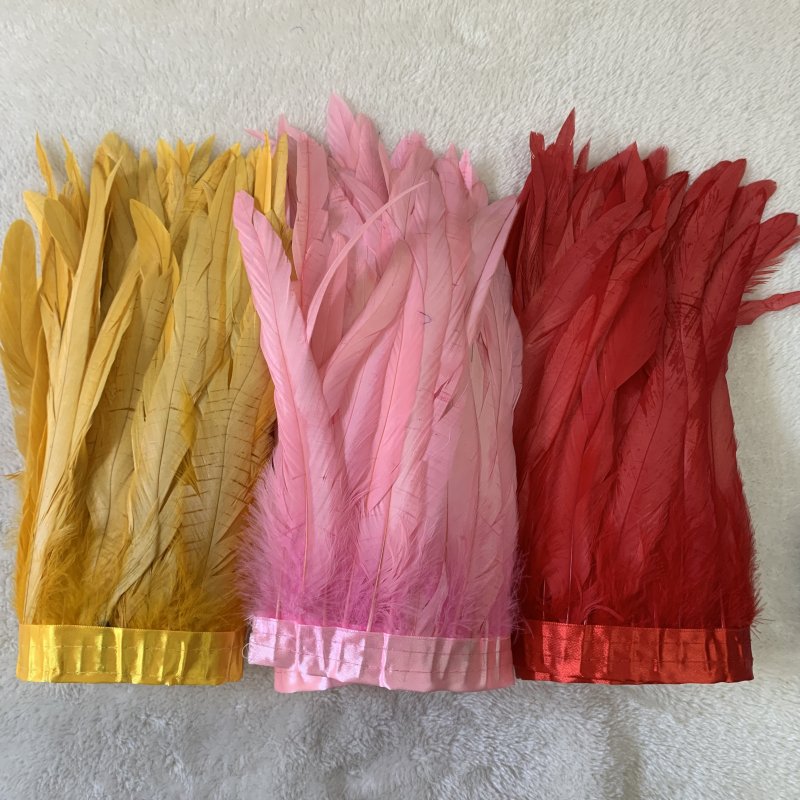 25-30cm/10-12inch Rooster Tail - Feather Trim Marabou incelemesi ve fiyatı