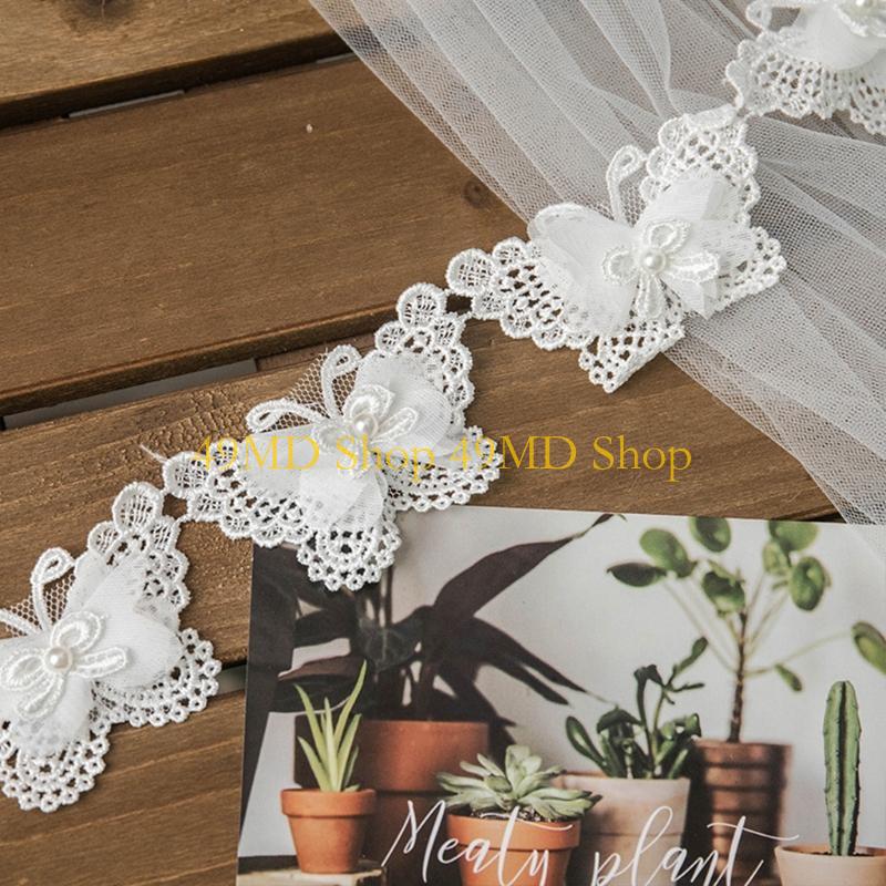 49MD 1 Yard Bowknot for Butter - Lace Ribbon Trim incelemesi ve fiyatı