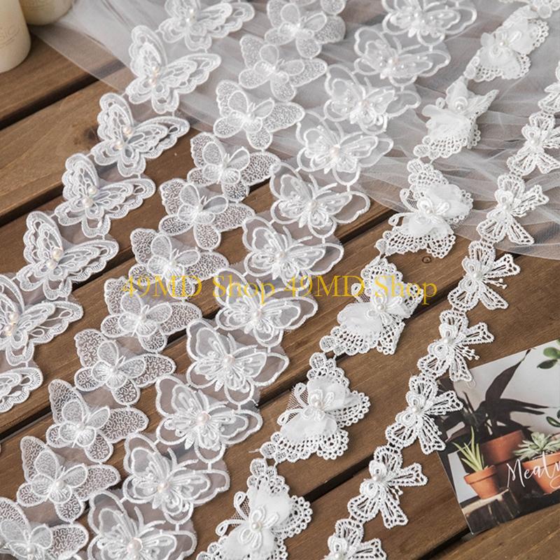 49MD 1 Yard Bowknot for Butter - Lace Ribbon Trim incelemesi ve fiyatı