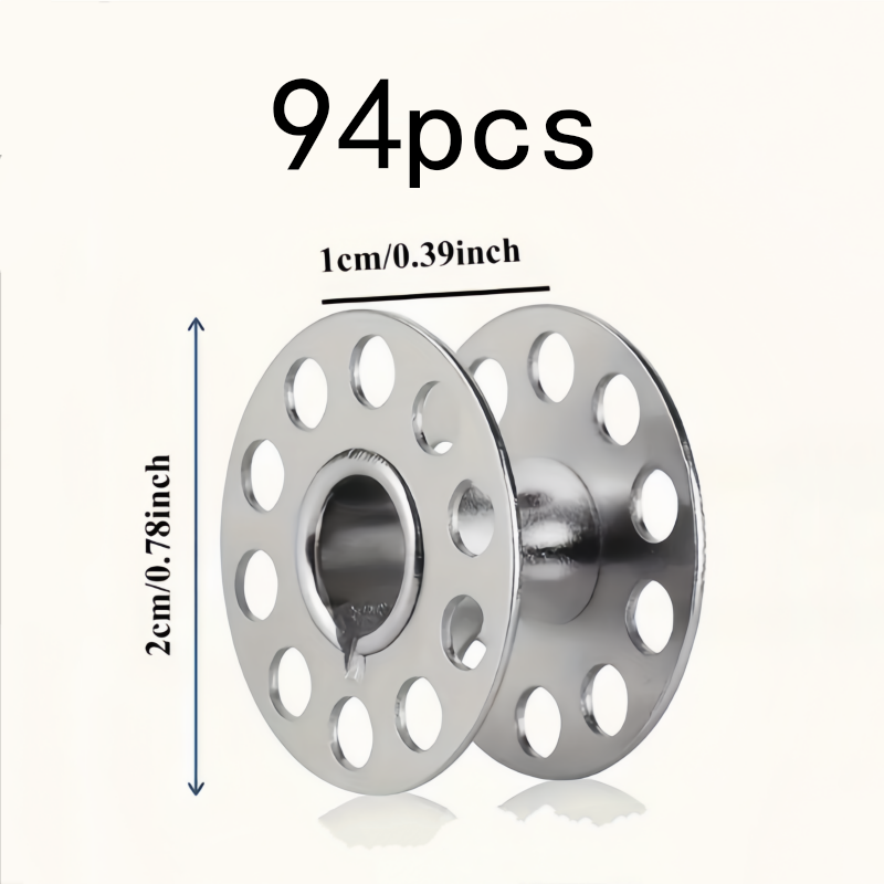 94Pcs Rustproof Metal Bobbins, - Embroidery Craft incelemesi ve fiyatı