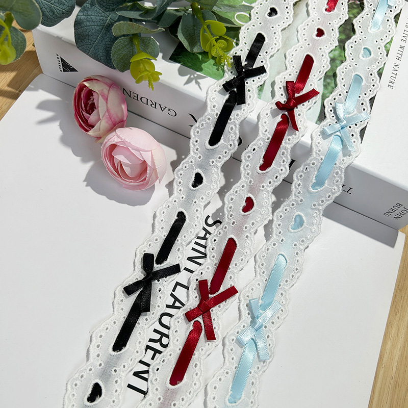1yard Bow Pleated Lace Lolita  - Lace Ribbon Trim incelemesi ve fiyatı