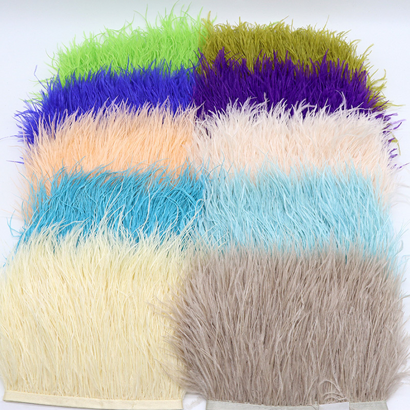 1M 8-10cm Black Ostrich Feathe - Feather Trim Marabou incelemesi ve fiyatı