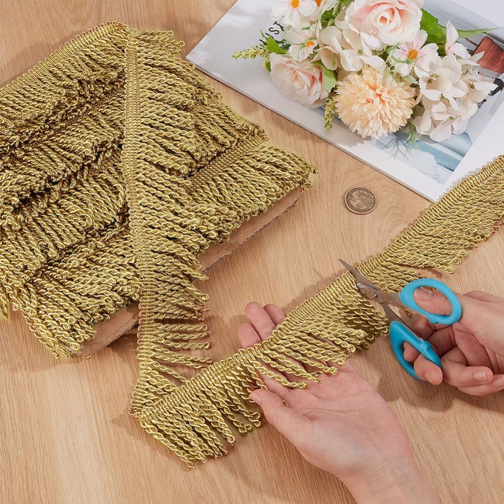 12 Yardsx2.2Inch Fringe Trim C - Tassel Fringe Trim incelemesi ve fiyatı
