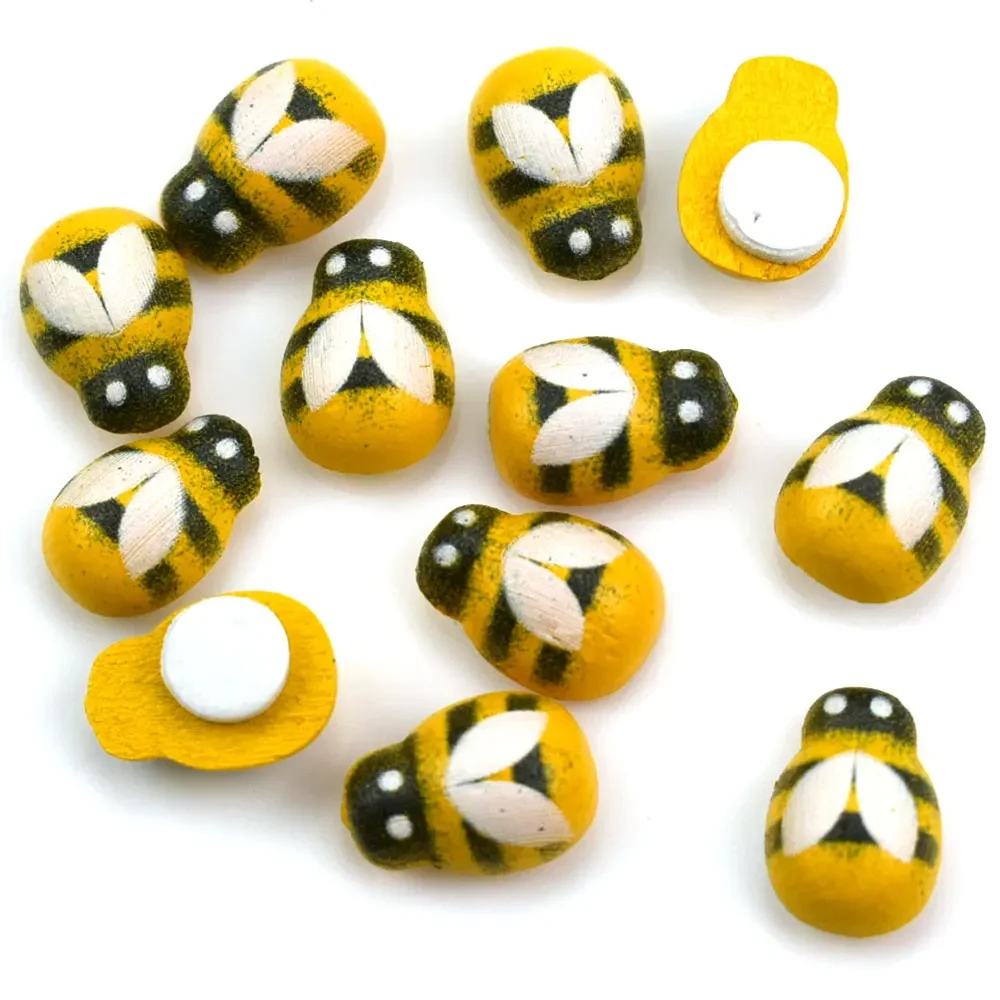 50pcs Yellow Wood Glue Buttons - Embellishment Glue Craft incelemesi ve fiyatı