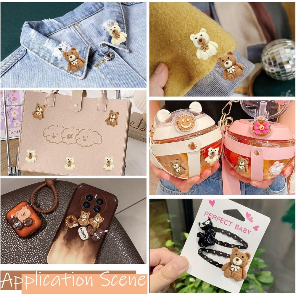 10-100pcs Cartoon Beige Coffee - Embellishments For Scrapbooking incelemesi ve fiyatı