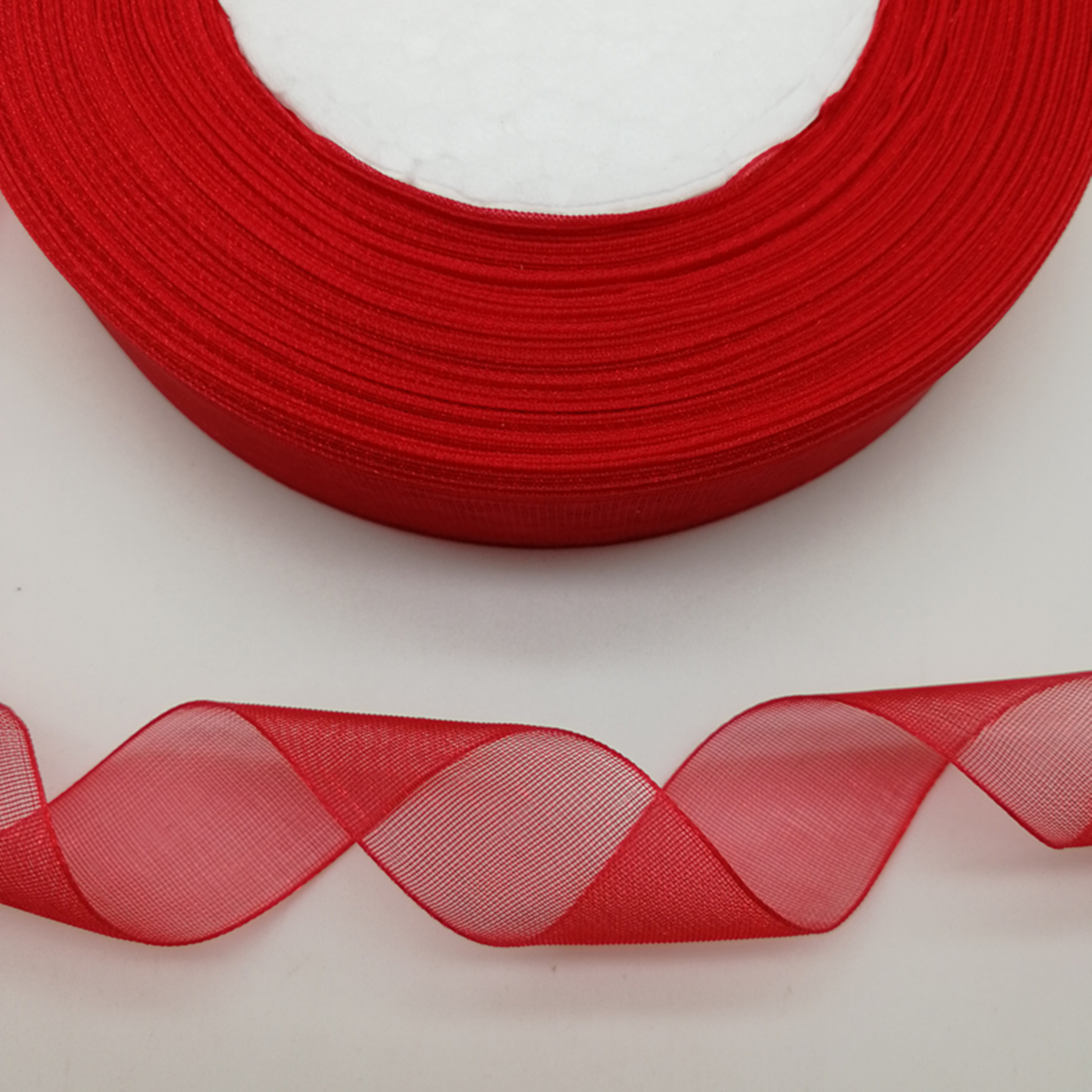 Hot 10mm 50Yards Spool Satin E - Organza Ribbon Spool incelemesi ve fiyatı