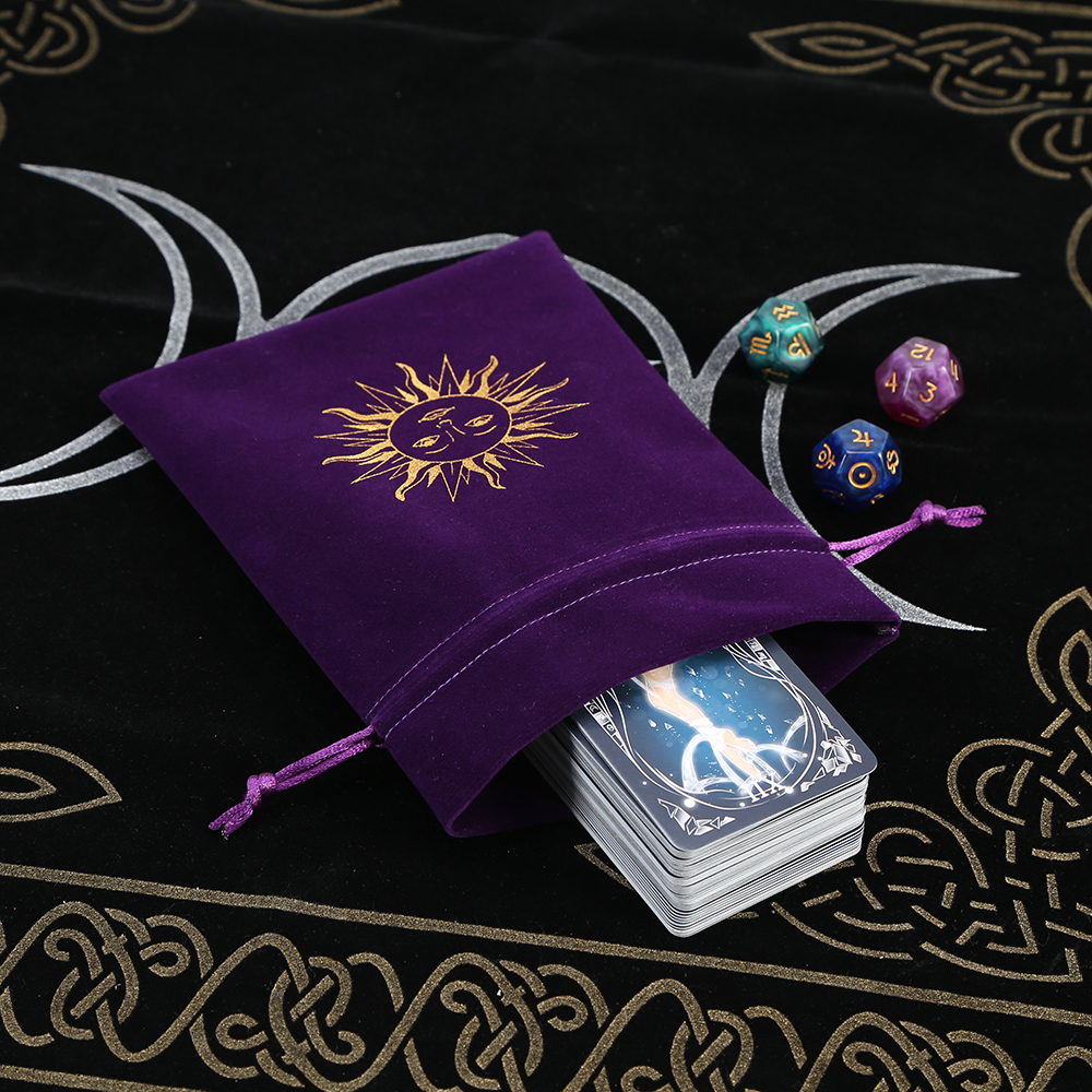 5Pcs Tarot Storage Velvet Bag  - Craft Embellishment Storage incelemesi ve fiyatı