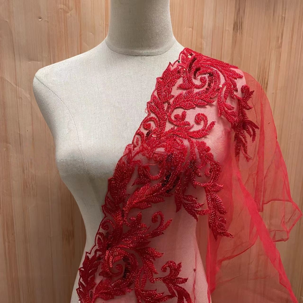 Beaded Embroidery Lace Trim wi - Beaded Trim Fringe incelemesi ve fiyatı