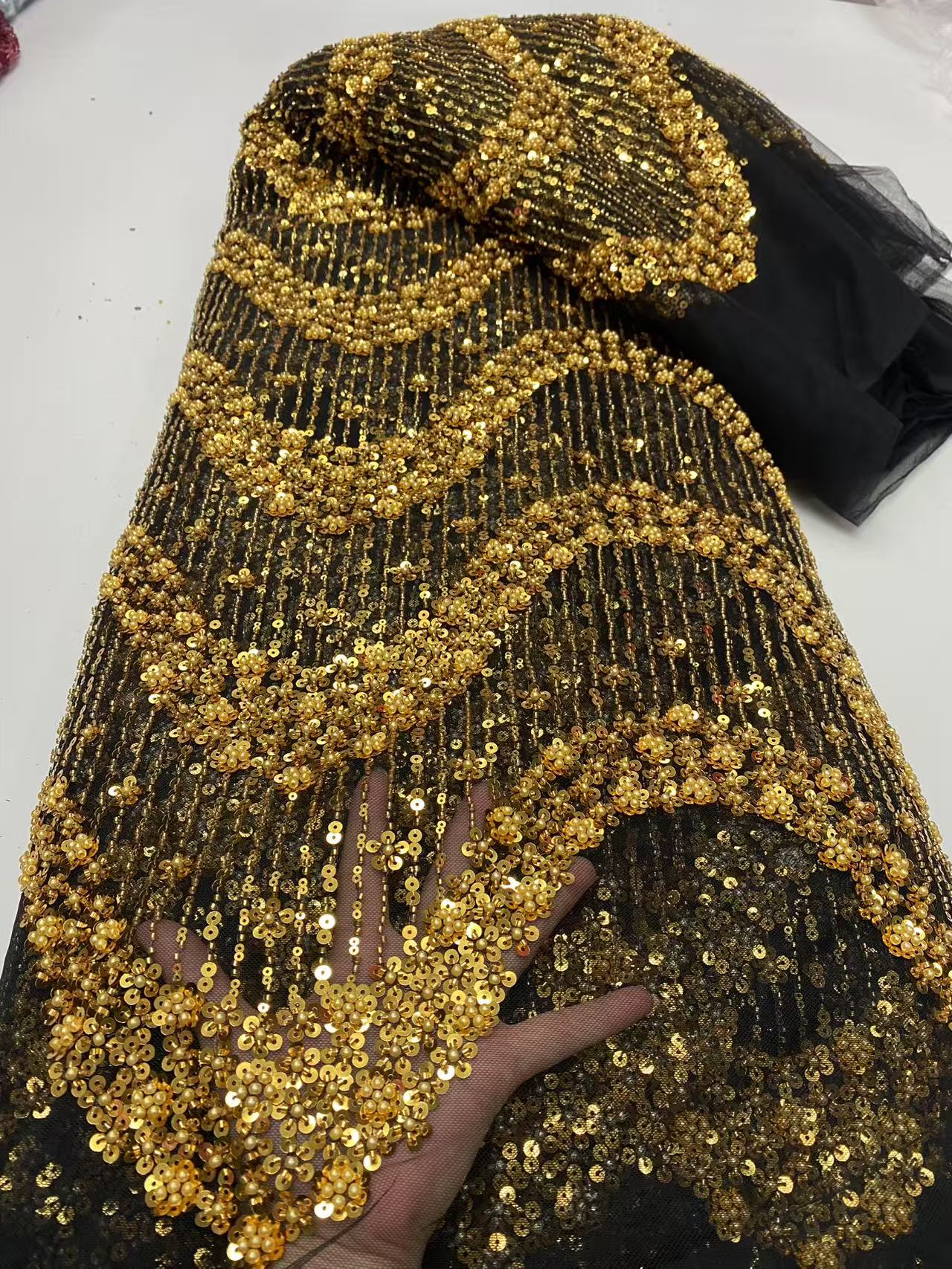 2025 Latest Hot Sale New High- - Crystal Mesh Fabric incelemesi ve fiyatı