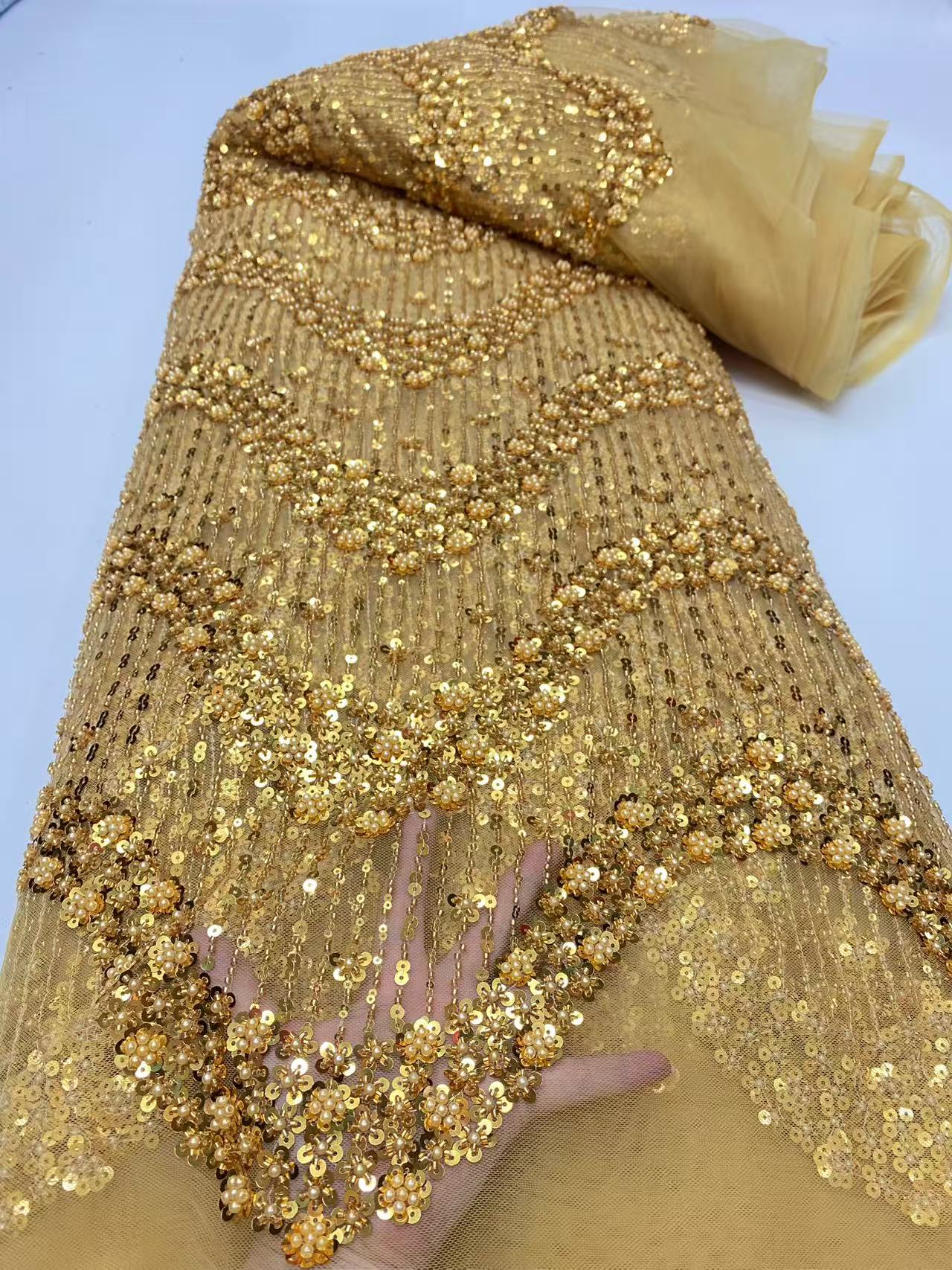 2025 Latest Hot Sale New High- - Crystal Mesh Fabric incelemesi ve fiyatı