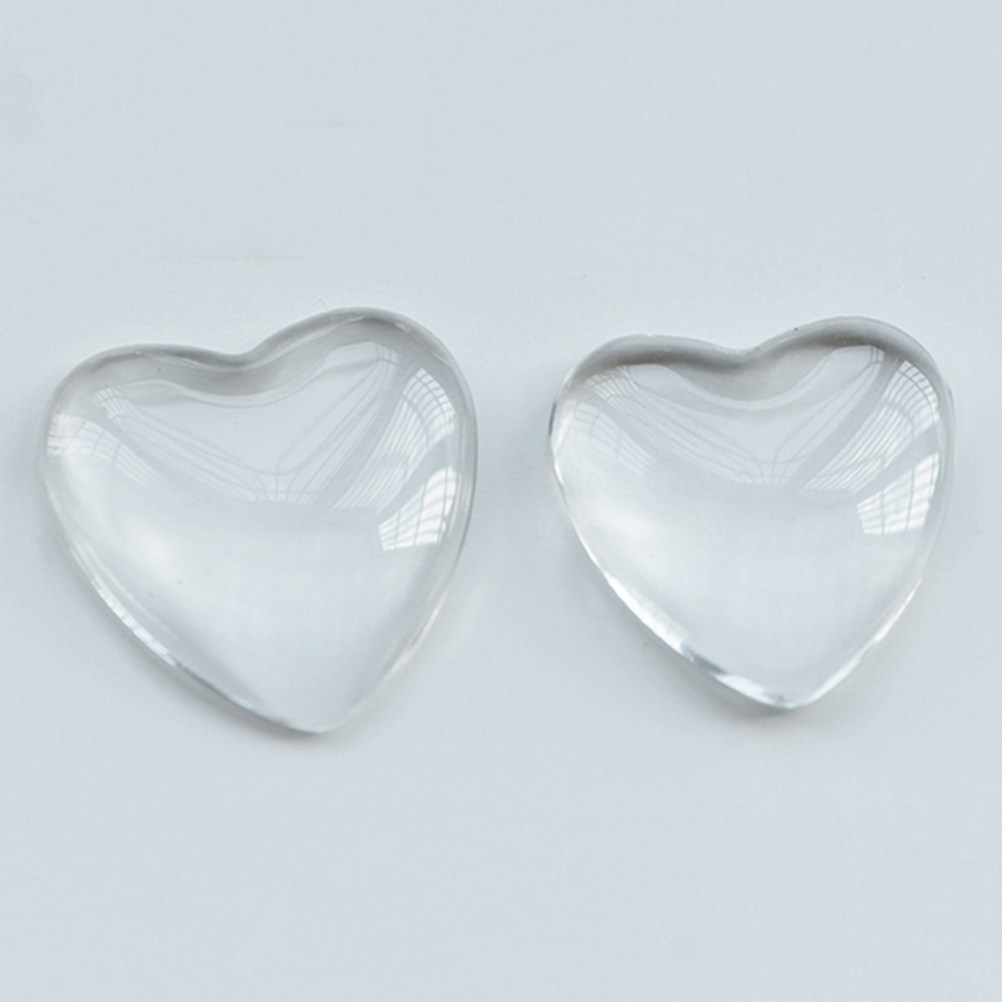 100Pcs Heart Shaped Glass Stic - Craft Embellishment incelemesi ve fiyatı