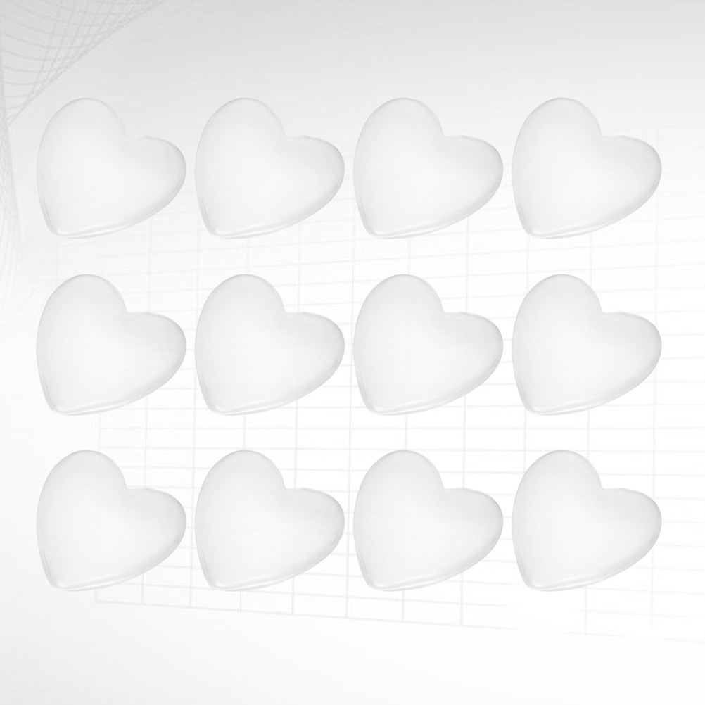 100Pcs Heart Shaped Glass Stic - Craft Embellishment incelemesi ve fiyatı